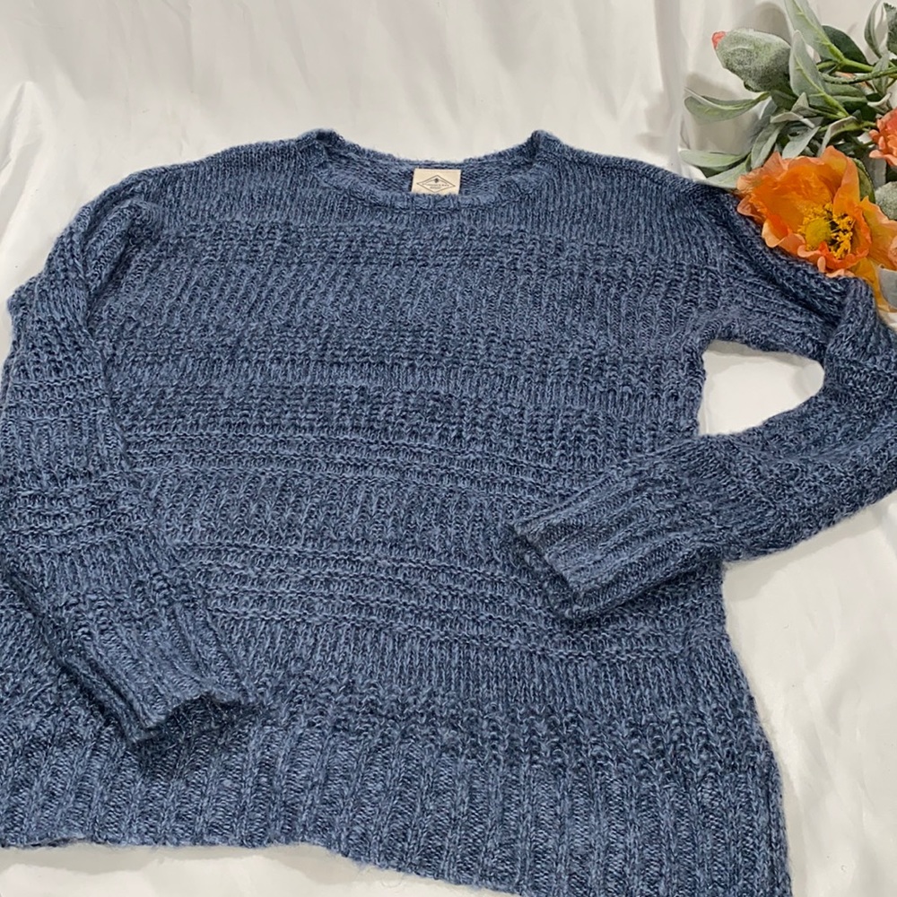 🔥Blue knit sweater long sleeve John’s st bay